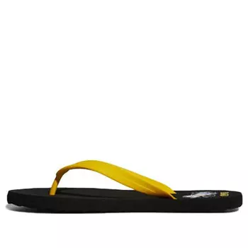 Тапочки eezay flip flop black yellow slippers 'black yellow' Adidas, черный