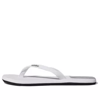 Тапочки eezay flip-flops slides white/black Adidas, белый