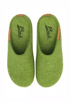Тапочки ELLEN Beck, зеленый