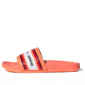 Тапочки farm rio x adilette comfort slides 'signal coral' Adidas, розовый