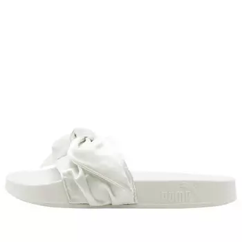 Тапочки fenty x bow slide 'off white' Puma, белый