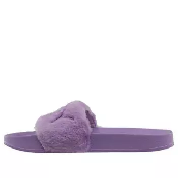 Тапочки fenty x fur slide sandals purple Puma, фиолетовый