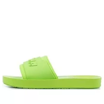Тапочки fenty x surf slide 'green gecko' Puma, зеленый