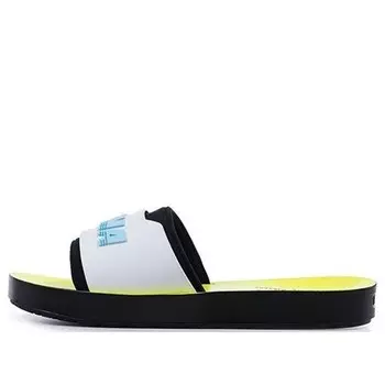 Тапочки fenty x surf slide 'safety yellow' Puma, черный