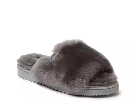 Тапочки Fireside Cairns Slide Slipper Dearfoams, серый