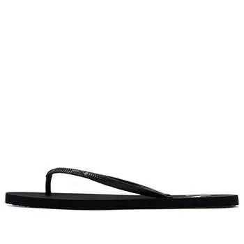 Тапочки first flip slide black Puma, черный
