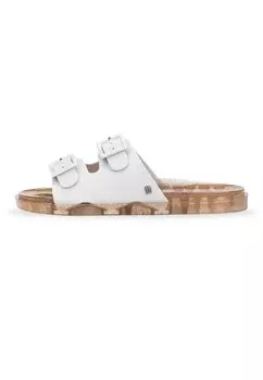 Тапочки Flat Wide Melissa, цвет white, gold coloured