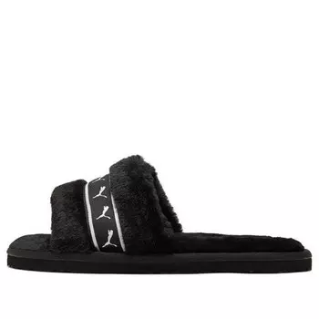 Тапочки fluff remix slide 'black white' Puma, черный