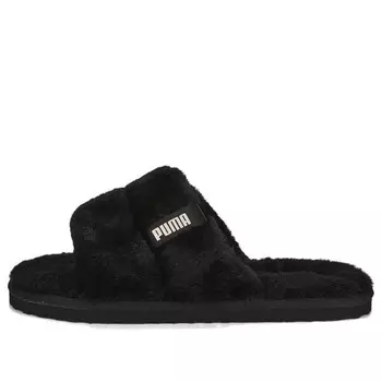 Тапочки fluff solo 'black' Puma, черный