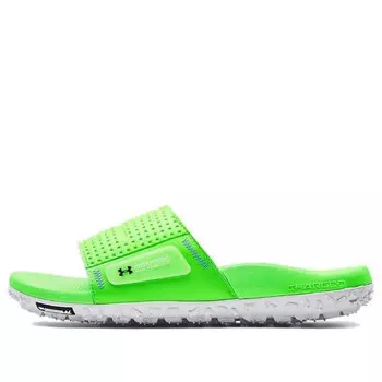 Тапочки ft sway slide 'hyper green' Under Armour, зеленый