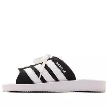 Тапочки gazelle beach slides Adidas, белый
