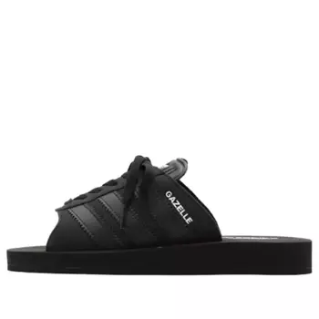Тапочки gazelle beach slides Adidas, черный