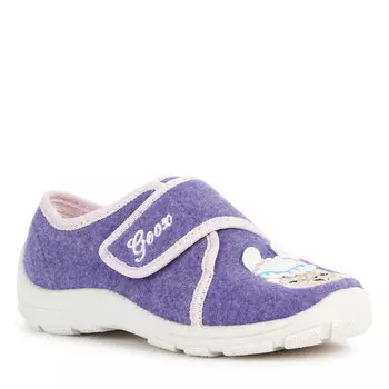 Тапочки Geox JNymel Girl, фиолетовый