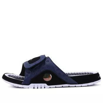 Тапочки гидро 13 ретро слайд Air Jordan, черный