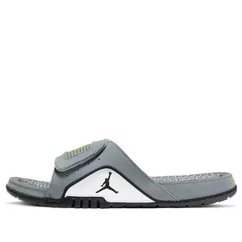 Тапочки гидро 4 ретро Air Jordan, серый