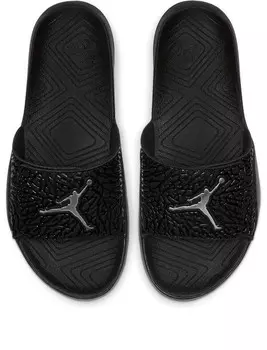Тапочки гидро 7 в2 Air Jordan, черный