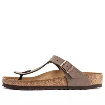 Тапочки gizeh birkibuc sandals 'mocha' Birkenstock, коричневый