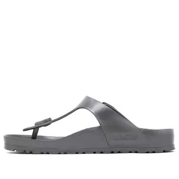 Тапочки gizeh essentials eva metallic sandals 'anthracite' Birkenstock, серый