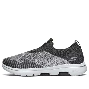 Тапочки go walk 5 'black grey white' Skechers, белый