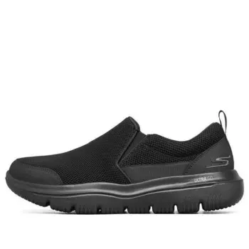 Тапочки go walk evolution ultra leisure loafer black Skechers, черный