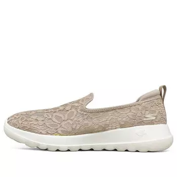 Тапочки go walk joy slip on 'beige white' Skechers, коричневый