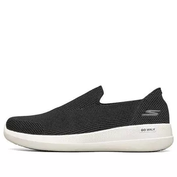 Тапочки go walk stability 'black white' Skechers, черный