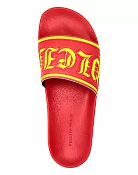 Тапочки Gothic Plein Philipp Plein, красный