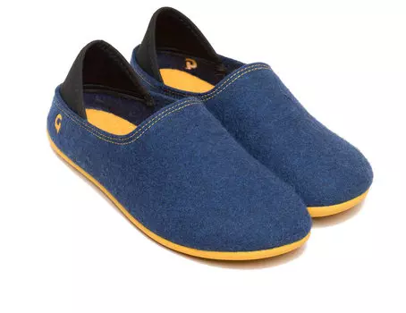 Тапочки Gottstein Hausschuh Wool Slip On, цвет midnight/lux