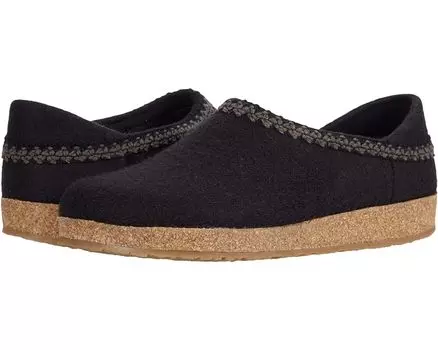 Тапочки Haflinger GZH Zigzag, черный