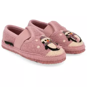 Тапочки Haflinger Pinguin, цвет Rosewood