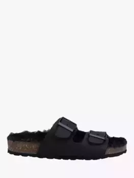 Тапочки Hush Puppies Jessie Suede Wool Lined Sandal, черный