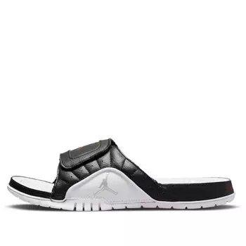 Тапочки hydro 12 premium slide 'playoff' 2012 Air Jordan, черный