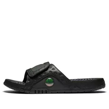 Тапочки hydro 13 slide 'black cat' Air Jordan, черный