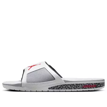 Тапочки hydro 3 retro slide 'white cement' Air Jordan, белый