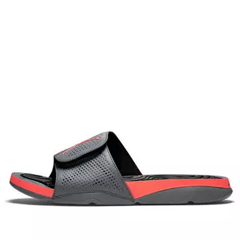 Тапочки hydro 5 gray orange 'gray' Air Jordan, серый