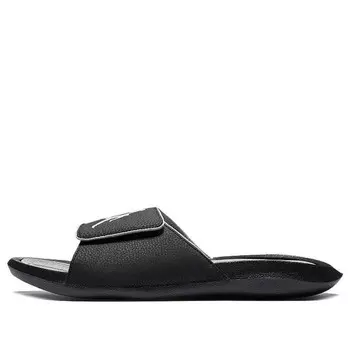 Тапочки hydro 6 retro slide 'black' Air Jordan, черный