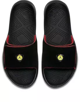 Тапочки hydro 7 slide 'dandelion' Air Jordan, черный