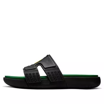 Тапочки hydro 8 sandals black/green Air Jordan, черный