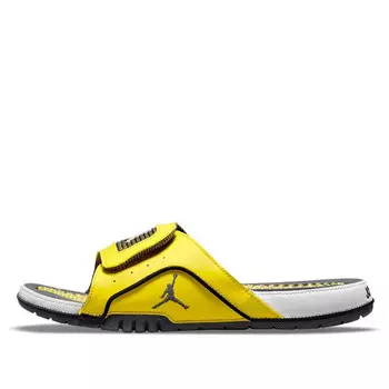 Тапочки hydro slide 4 'lightning' Air Jordan, желтый