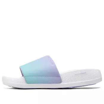 Тапочки hyper slide 'purple white' Skechers, фиолетовый