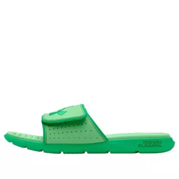 Тапочки ignite pro slippers 'green' Under Armour, зеленый