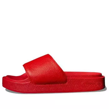 Тапочки ivy park x slides 'ivy heart' Adidas, красный