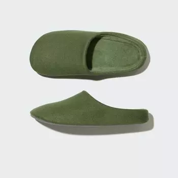 Тапочки из джерси (резиновая подошва) Uniqlo, зеленый