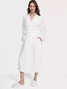 Тапочки из хлопковой марли с закрытым носком Victoria'S Secret, белый