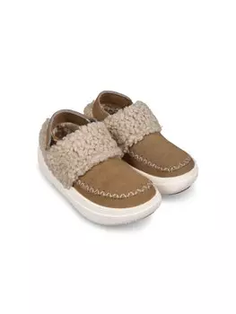 Тапочки из искусственного меха FLOWER MOUNTAIN KIDS, серый