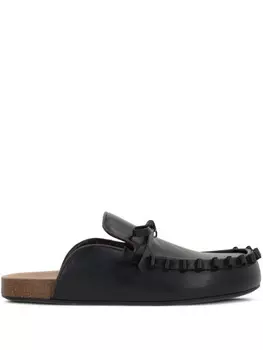 Тапочки из кожи JW Anderson, черный