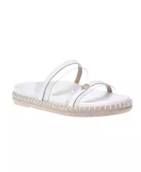 Тапочки из кожи наппа Baldinini, белый