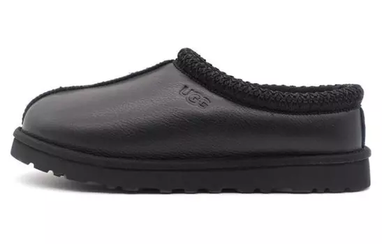 Тапочки из кожи Tasman, черные Ugg