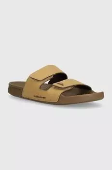 Тапочки из нубука Quiksilver, бежевый