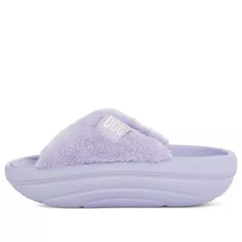 Тапочки из пеноматериала плюшевые слайды Ugg, фиолетовый